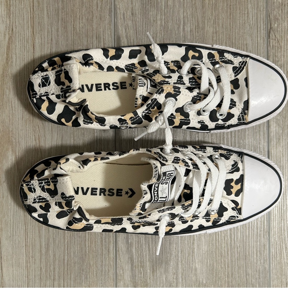 Converse Women's Leopard Print Sneakers